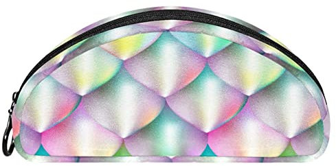 Mäppchen Bunte Blinkende Meerjungfrauenflosse Weicher Reißverschluss-Bleistift-Organizer, Make-Up-Taschen