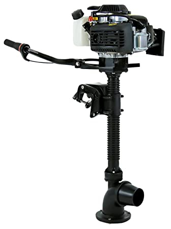 Außenborder Bootsmotor Benzinmotor 4-Takt 4 PS 55CC Jet Pump Boat Engine Windkühlung für Schlauchboot