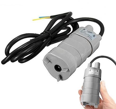 CJBIN Bomba Sumergible 12V, Mini 840L/H, 5M Elevación, Micromotor para Autocaravanas, Caravanas, Estanques, Acuarios y Fuentes