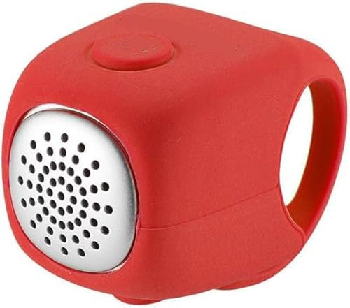 ECI ELETTROFORNITURE Campanello Elettrico Bici, Campanello per Bicicletta MTB, Clacson Elettronico, Impermeabile IPX4, in Gel di Silicone Elastico, 80db, Accessori Bike