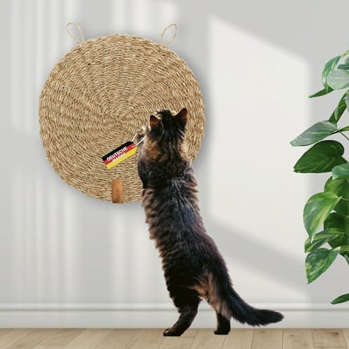 Rohrschneider Kratzmatte rund, Seegras,37 cm, einzeln