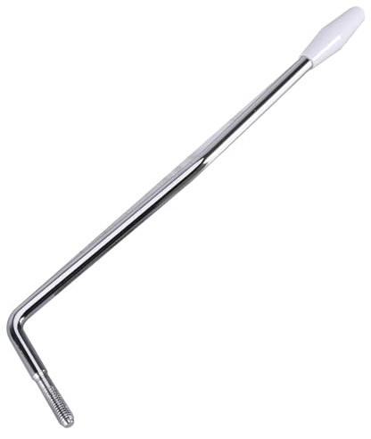 JOINPAYA Whammy Bar Single Tremolo Arm for Electric Guitar Chrome Plated Guitar Tremolo Arm with Threaded Tip M5 Bolt Fit Replacement Part for Single Bridge System