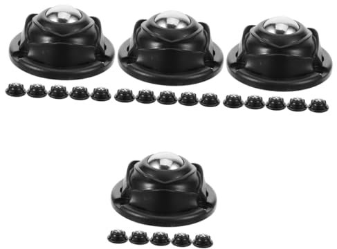 GLEAVI 24stücke Selbstklebende Möbelrollen Caster Wheels Für Geräte Und Möbel Installieren Robust Und Langlebig Elegantem Design