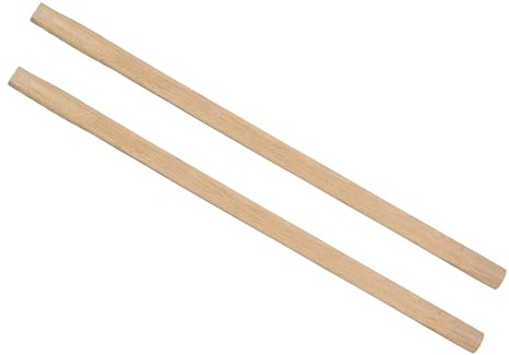 CoCud 2PCS Hammer Handle Replacement, 90cm/35 European Beech Flat Comfort Grip Wooden - (Applications: for Hatchet Hammer Oval Eye)