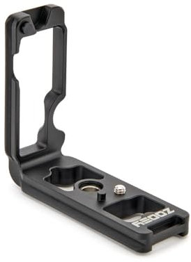 3 Legged Thing ZOOEY QD L-Bracket for Nikon Z8 – Dedicated Quick Release Plate with Arca-Swiss & QD Port – Precision Fit, Matte Black (Darkness)