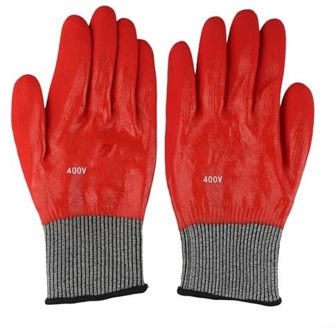 HOHOVYVY Synthetic Rubber 400V Insulating Gloves Designed for Safety in Electrical Environments