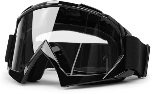 abtong Motorradbrille, Crossbrille Off Road Racing MX-Fahrbrille Anti Fog UV-Schutz Schutzbrille mit Double Lens Schaumstoff ATV Dirt Bike Goggles