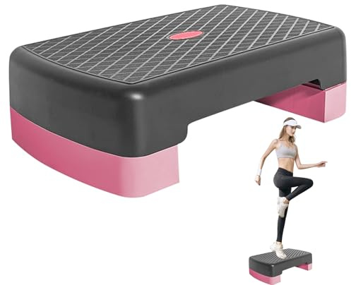 Step De Aeróbic Plataforma, Steps Fitness Casa Banco Fitness, Adjustable Banco Fitn-, Para Ejercicio Yoga Adecuado Gimnasio Exterior, Antideslizante