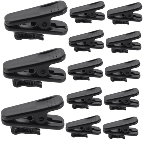 HOMSFOU 100pcs Compact Earphone Cord Clips Sturdy Headphone Wire Holders for Tidy Cable Management Compatibility for Various Headphone Types Durable Plastic Construction
