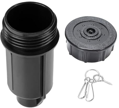 Caja de llave de jardín: soporte de llave escondida y impermeable para el área al aire libre | Almacenamiento multifuncional para boquillas de riego y rociadores de césped | Organizador de llave de re