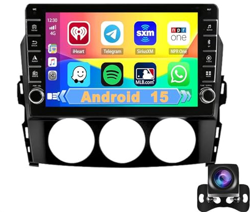 Autoradio Android 15 Avec Navigation GPS Intégrée Au Tableau De Bord Pour Maz-da MX-5 III 3 NC (2008-2015) Car-Play Intégré Et Android Auto GPS DSP Bluetooth 4G WIFI FM AM Radio Ave(Color:WIFI 1G+32G)