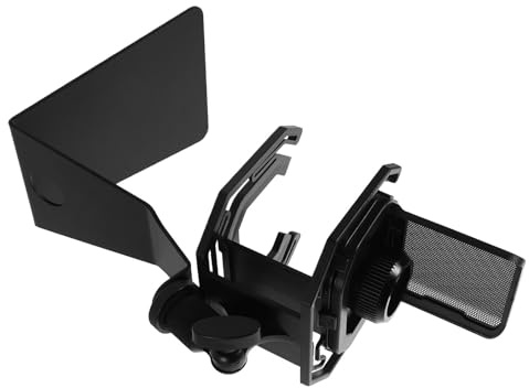 Alasum Mikrofonspinne mit Popfilter Metall Mikrofonhalterung mit Stoßdämpfer Tischmikrofonständer für Livestreaming und Studioaufnahme