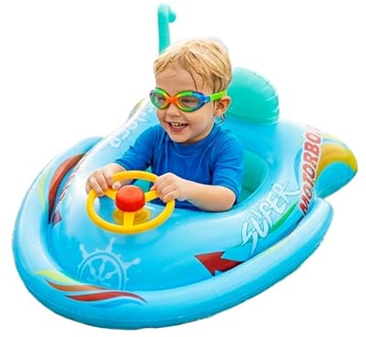 Boe Piscina - Barca Gonfiabile E - Giocattoli Estivi per - per Lago, Spiaggia, Fiume, banchina, Esterno, Festa Estiva, Giochi Surf e Attività Acquatiche