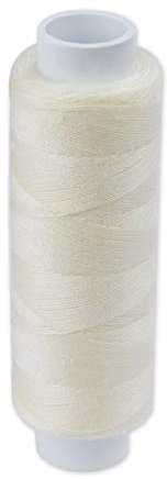 Starker Nähfaden aus Polyester für Profis von Pasmanta, Feinste Spulen, Universeller Mehrzweckgarn fürs Hand- und Maschinennähen, Rolle: 200 m, von Pasmanta seit 1953 (5611 - Sahne)