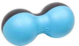 Fitness Mad Peanut Massage Ball, Double Lacrosse Ball for Myofascial Release, Trigger Point Therapy, Deep Tissue Massage & Relax Tight Muscles