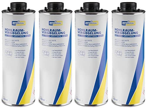 CARTECHNIC 4X Hohlraumversiegelung Seilfett Saugdose Korrosionschutz Versiegeln 1L