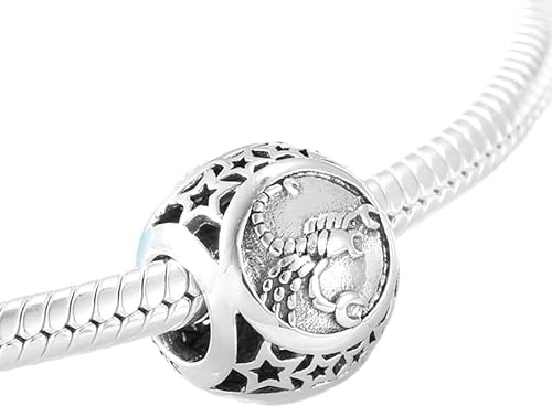 Charm dello Zodiaco Scorpione oroscopo segno zodiacale in argento 925 - Les Folies per Pandora