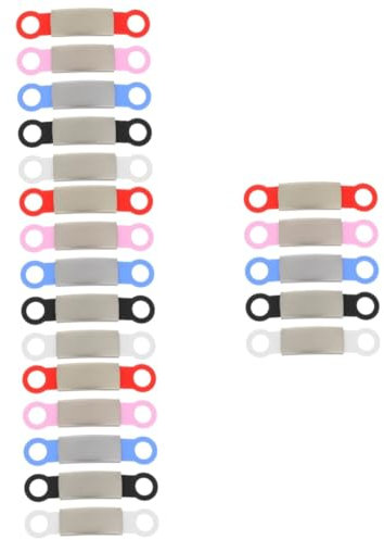 minkissy 20 Pcs Collar Accessories Dog Tag for Collar Necklace Pet Collar Tags Custom Cat Tags Dog License Tag Dog Collar Cat Id Tag Pet Tag Anti- Lost Dog Stainless Steel Namensschild Blank