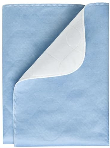 PFLEGE POINT® Inkontinenzauflage Betteinlage wasserdicht waschbar Nässeschutz Krankenunterlage Mehrweg (75x90 cm)