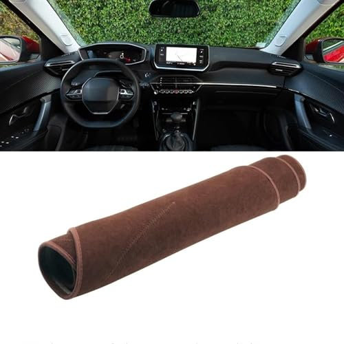 Car Interior Accessories Für Peugeot 2008 E2008 2019 2020 2021 2022 2023 Auto Armaturenbrett Abdeckung Vermeiden Licht Pads Schatten Schutz Matten Anti-Uv Teppiche Centre Console Dashboard Cover (Col