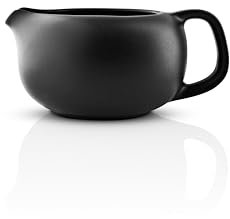 EVA SOLO Nordic Kitchen Sauciere 40 cl, elegantes und elegantes Steingut, das die Essenz des skandinavischen Designs widerspiegelt, rustikaler Touch für Ihre Küche, Schwarz