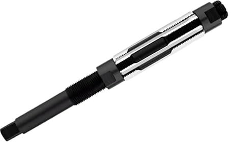 Einstellbare Handreibahle, Maschinenschneidwerkzeuge HSS-Reibahle mit geradem Schaft, Größenbereich 6–84 mm Reibahlenbohrer 1 Stück(17-19mm)