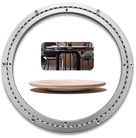 50,8 cm (20 Zoll) Aluminium-Legierung Schwerlast-Drehteller mit Drehgelenk für Küche Esstisch Glatte Rotation Lazy Susan Hardware Runder Tisch Drehmechanismus