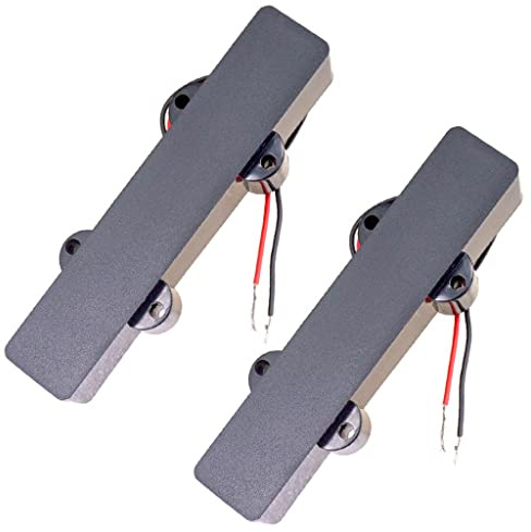 Förseglad stängd Humbucker pickup för 4 strängar elektrisk basgitarr svart