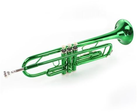 Trompeteninstrument B-B-Trompete mit Hartschalenkoffer, Mundstück, Tuch und Handschuhen