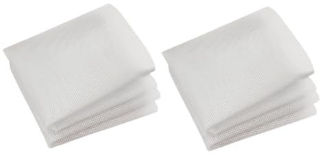 POPETPOP 2pcs Silicone Steamer Cloth Heat Resistant Steamer Mesh for Cooking Non-Stick Steamed Bread Mat for Dumplings and Buns Baking Supply