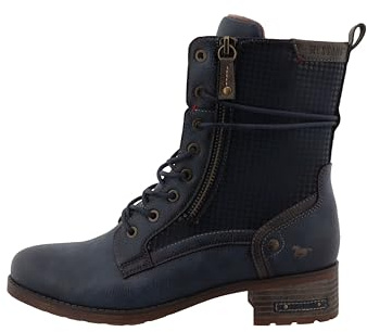 MUSTANG Bottines Femme 15M0062001, Pointure:38 EU, La Couleur:Bleu