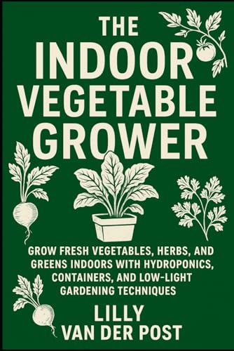 The Indoor Vegetable Grower: A Complete Guide to Year-Round Greens Without a Garden: Grow Fresh Vegetables, Herbs, and Greens Indoors with Hydroponics, Containers, and Low-Light Gardening Techniques