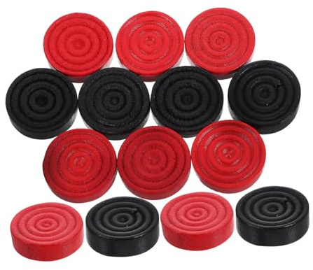 FRCOLOR 24stücke Backgammon Spielsteine Ersatz Runde Dame Spielchips Glatte Oberfläche Kompaktes Brettspielzubehör Für Spiele Und Partys