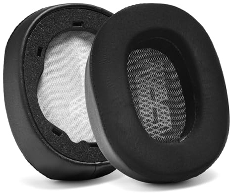 PESLNG Professionelle PU-Leder Ersatz Ohrpolster für JBL E65 E65BTNC/Duet NC/LIVE650 BTNC/LIVE660 BTNC, Verwendet hochwertigen Memory-Schaumstoff für mehr Komfort (Cooling Gel-Schwarz)