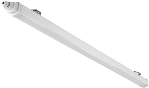 LUXULA LED Feuchtraumleuchte 150cm Wannenleuchte, 48W 5760lm, 4000K | Verknüpfbar, IP65 wasserdicht, LED Werkstattlampe flach, Kellerlampe, Garagenlampe, Reihenschaltung