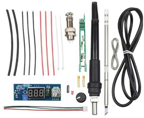 Eieenotee -T12 Solder Iron DIY Kits, Electric Unit Digital Soldering Iron Station Temperature Controller Kits