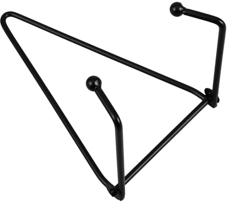 EXCEART Présentoir à Assiettes Mural en Métal Noir Petit Support Pliable Polyvalent pour Cadres Photo et Livres de Recettes Chevalet Stable pour Bureau et Décoration Intérieure