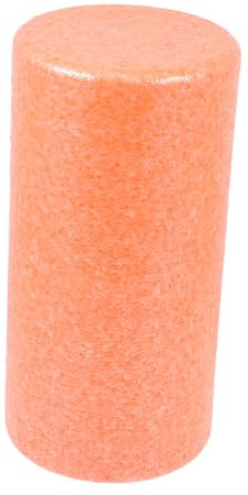 POPETPOP Rodillo de Masaje Muscular Epp para Yoga y Fitness, Espuma de Alta Densidad 30x15 Cm Naranja, Rodillo Relajante para Espalda y Recuperación Postentrenamiento