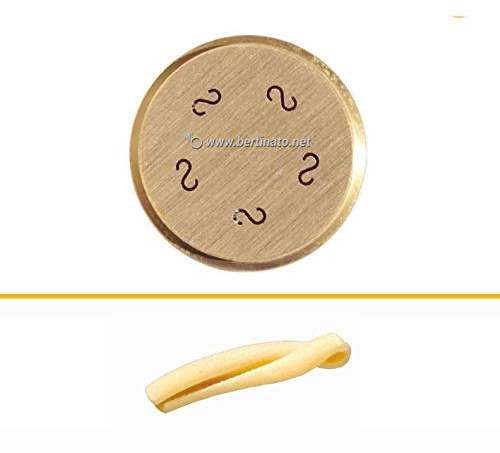 Trafila in bronzo per Pasta Le Caserecce per macchina pasta fresca professionale VIP/2 2,8kg e VIP4 4kg e compatibile FIMAR MPF 2,5 e MPF 4