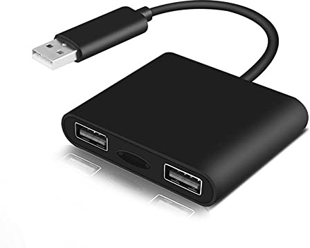 Denash Tastatur- und Mausadapter, Plug-and-Play-Gamecontroller-Adapter Hochempfindlicher Maus- und Tastaturkonverter für / One/N-Switches ohne Verzögerung