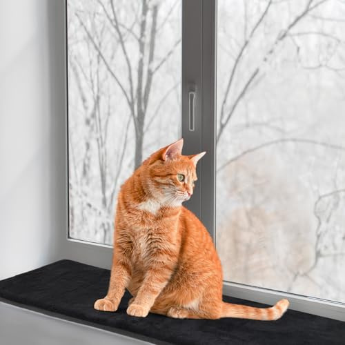 PAWISE Cat Windowsill Cunshion Cat Window Bed Mat Pet Lying Mat for Windowsills (90X30) CM