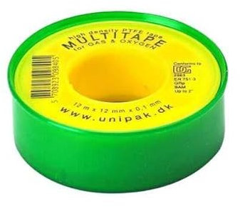 Ruban Teflon PTFE MULTITAPE Gaz/Vapeur ruban de filetage UNIPAK