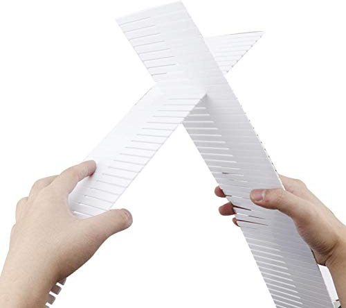 Schubladenteiler aus Kunststoff für Küche , 50 x 11 cm , 5 Stück
