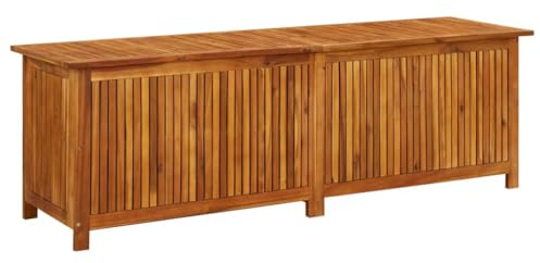 vidaXL Garten-Aufbewahrungsbox 175x50x58 cm Massivholz Akazie