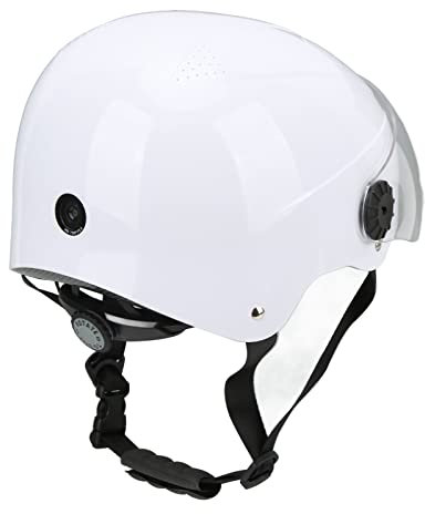 Zunate Casque de Vélo Intelligent pour Adulte avec Haut-parleurs Stéréo Ouverts, Casque de Vélo Intelligent Bluetooth pour Hommes et Femmes avec Caméra de Tableau de Bord et Visière