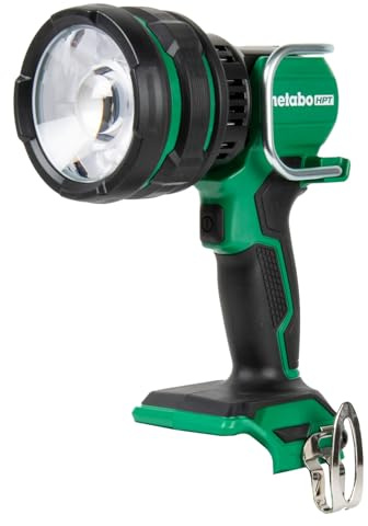Metabo HPT 18V MultiVolt™ Cordless LED Handheld Spotlight | Tool Only - No Battery | Illuminates up to 730 Yards | 4 Light Settings | 1050 Lumen | UB18DHQ4