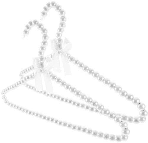 ABOOFAN 2stücke Perlenkleiderbügel Für Kleine Kinderkleidung Babykleiderbügel Aus Plastik Für Neugeborene Und Kleinkinder Schrankorganizer Mit Perlendesign