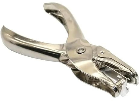 Locher, 6 mm Öffnung, Metalllocher, Einzellocher, manueller Schaber, Locher, 1–8 Seiten Papier