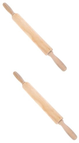 COLLBATH 2pezzi Rolling Pin Per Utensile Versatile Per Pane Ravioli e Dolci Strumento Durabilità e Controllo Ottimale Per La Preparazione Pizze e Biscotti