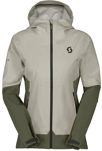 Scott Damen Explorair Softshell Jacke, dust white-douglas green, M